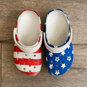 American Flag Crocs